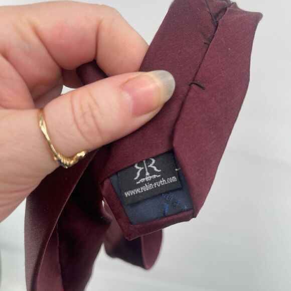 Robin Ruth Men's 100% Silk Neck Tie Musician Note Mozart Amadeus Print Vintage R - Picture 4 of 9